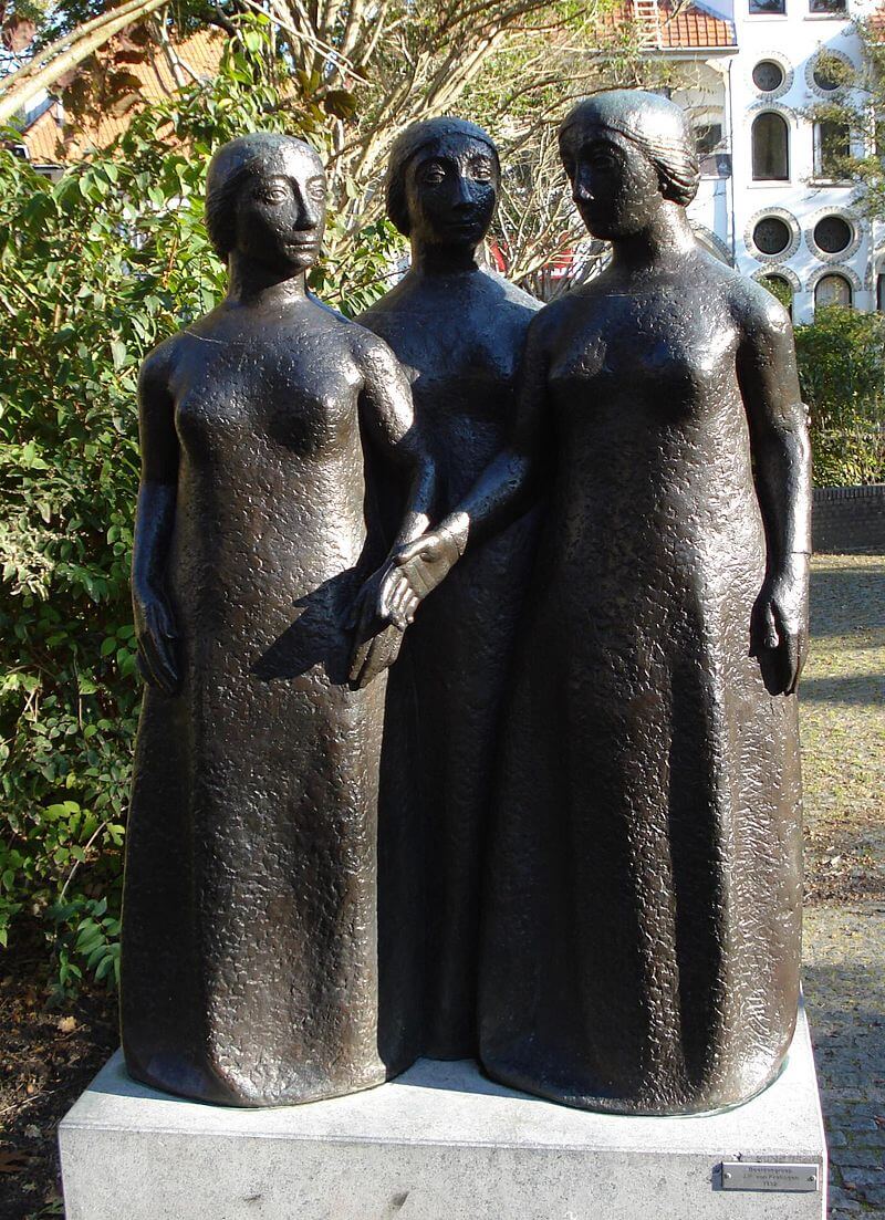 De drie gratiën (Joop van Kralingen)