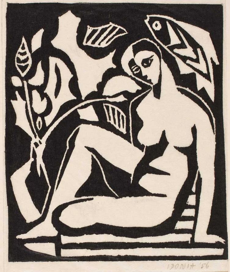 Vrouwenfiguur (Idonia Fraissinet, 1956)